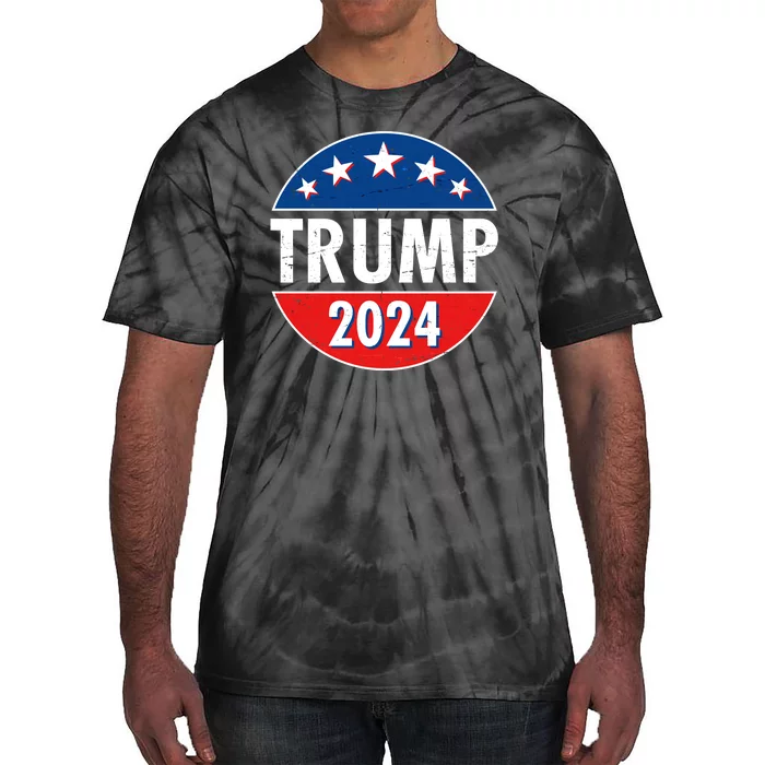 Trump 2024 Election Emblem Tie-Dye T-Shirt