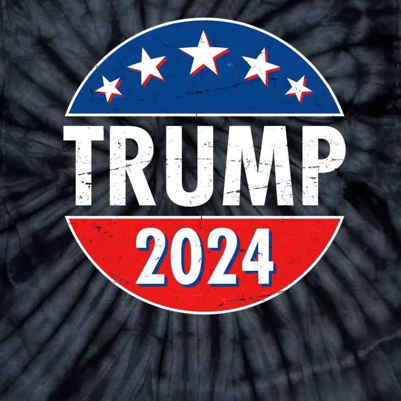 Trump 2024 Election Emblem Tie-Dye T-Shirt