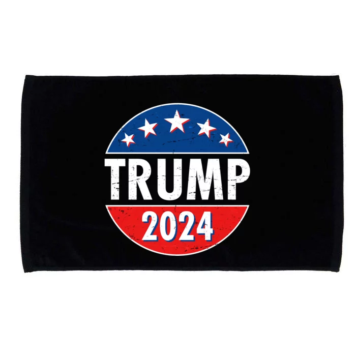 Trump 2024 Election Emblem Microfiber Hand Towel