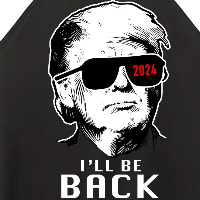 Trump 2024 I'll Be Back Women’s Perfect Tri Rocker Tank