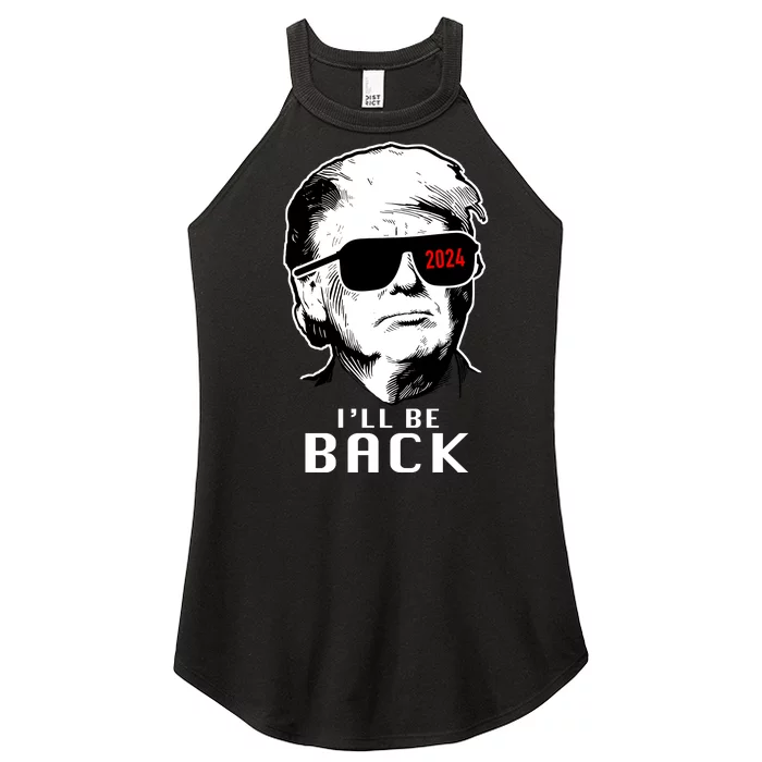 Trump 2024 I'll Be Back Women’s Perfect Tri Rocker Tank