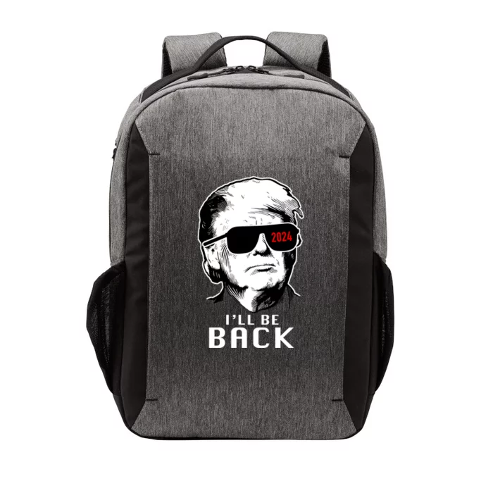 Trump 2024 I'll Be Back Vector Backpack