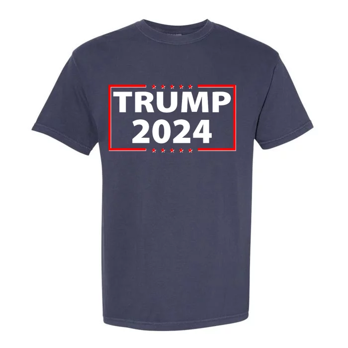 Trump 2024 Logo Garment-Dyed Heavyweight T-Shirt