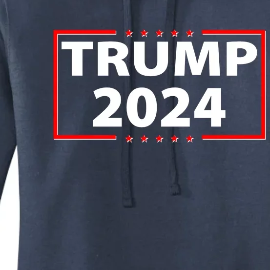 Trump 2024 Logo Women's Pullover Hoodie