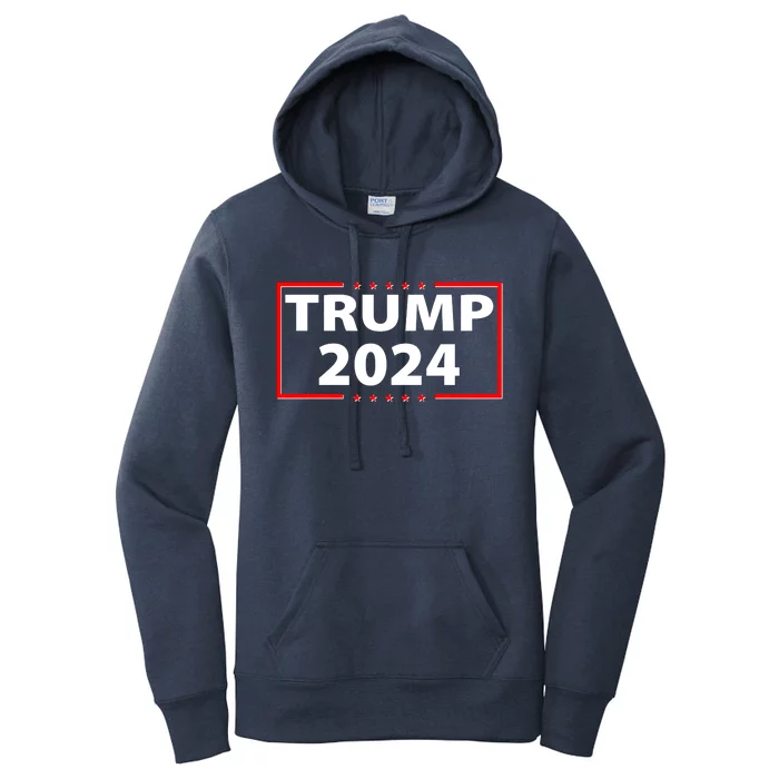 Trump 2024 Logo Women's Pullover Hoodie