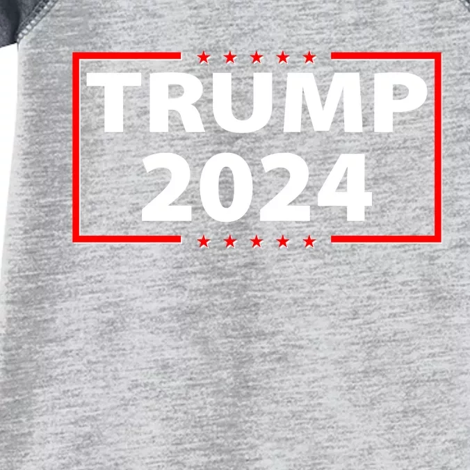 Trump 2024 Logo Infant Baby Jersey Bodysuit