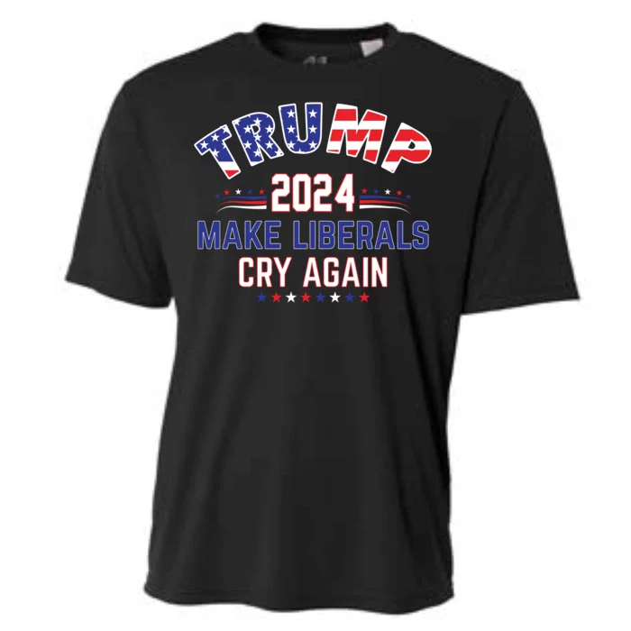 Trump 2024 Make Liberals Cry Again Cooling Performance Crew T-Shirt