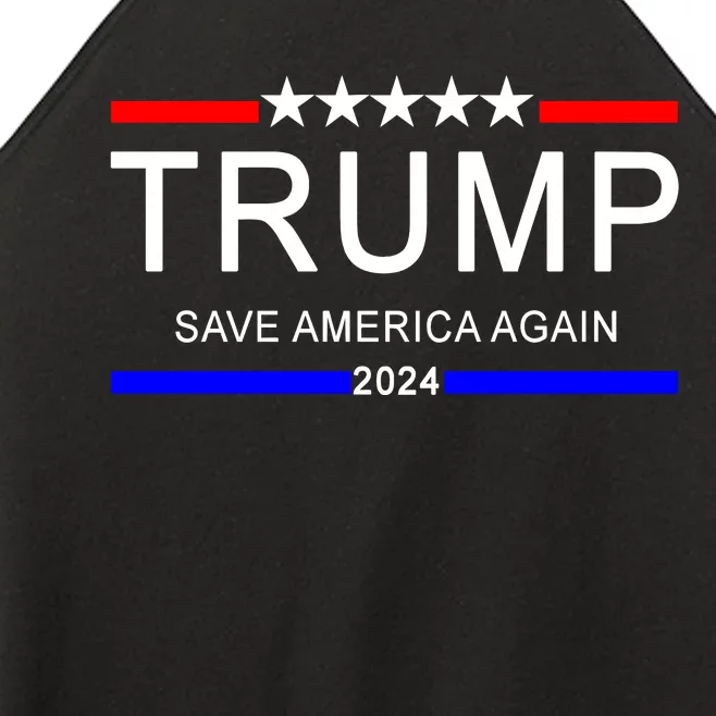 Trump 2024 Save America Women’s Perfect Tri Rocker Tank