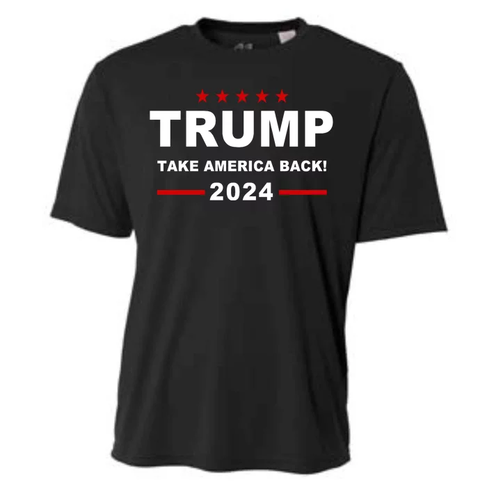 Trump 2024 Take America Back! Cooling Performance Crew T-Shirt