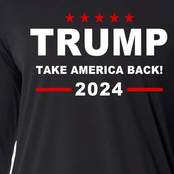 Trump 2024 Take America Back! Cooling Performance Long Sleeve Crew