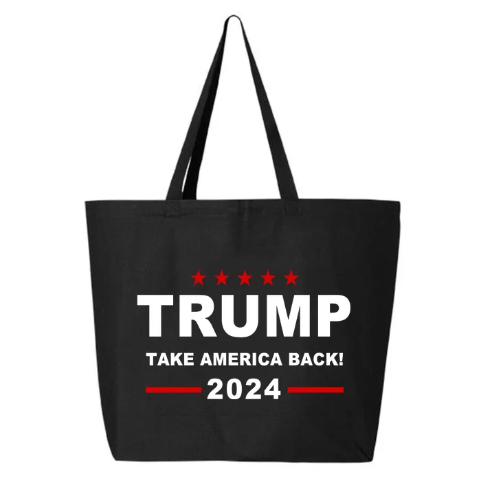 Trump 2024 Take America Back! 25L Jumbo Tote