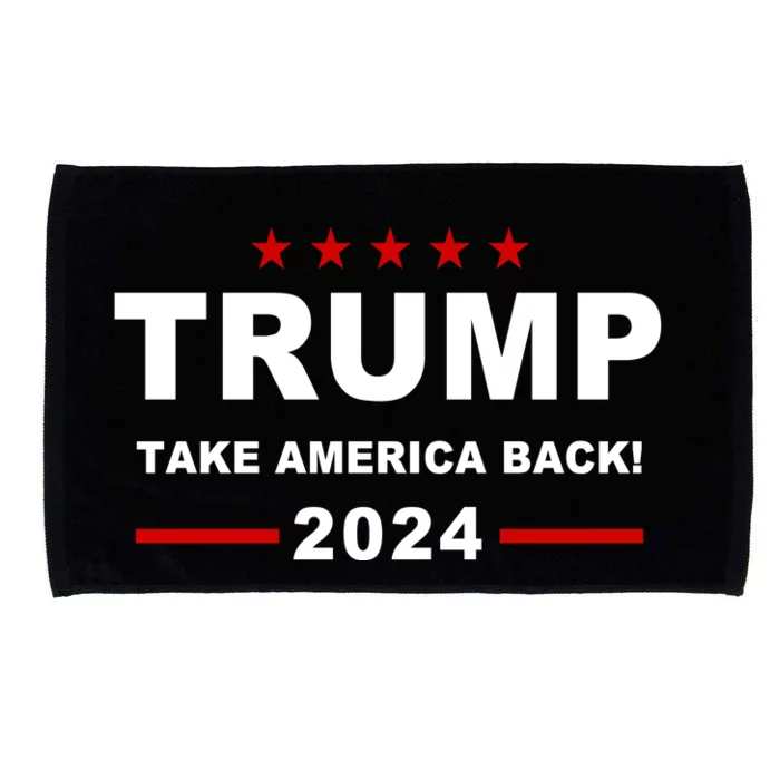 Trump 2024 Take America Back! Microfiber Hand Towel