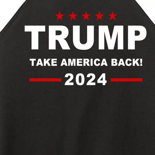 Trump 2024 Take America Back! Women’s Perfect Tri Rocker Tank