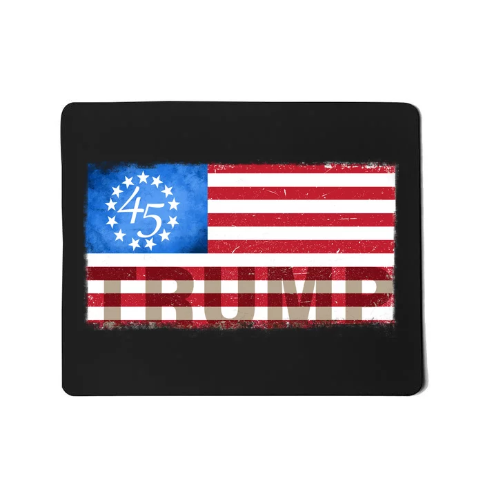 Trump 45 Betsy Ross 13 Original Colonies Flag Mousepad