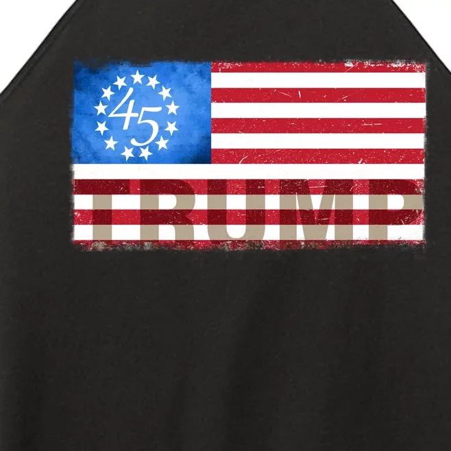 Trump 45 Betsy Ross 13 Original Colonies Flag Women’s Perfect Tri Rocker Tank