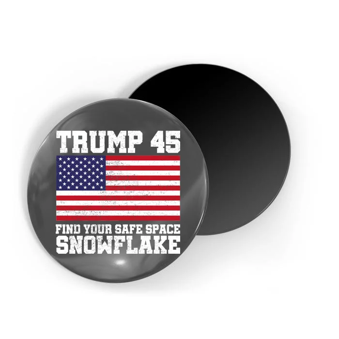 Trump 45 Find Your Safe Place Snowflake Magnet