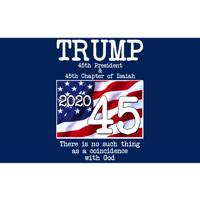 Trump 45th President 45th Chapter Of Isaiah Bumper Sticker