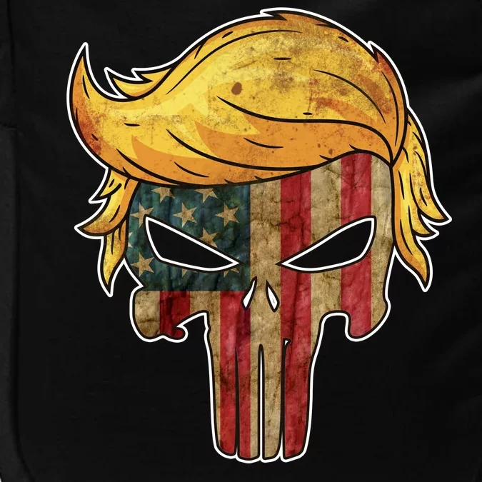 Trump American Skull Golden Hair Impact Tech Backpack