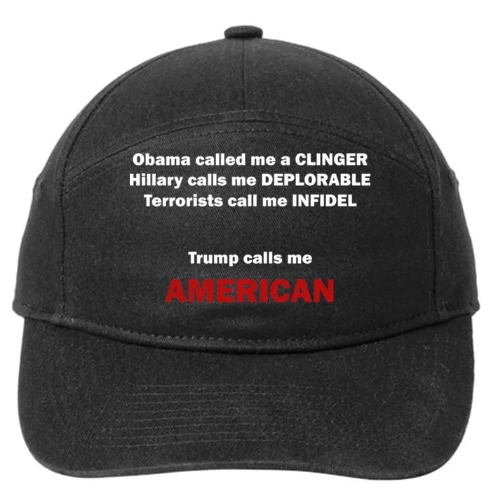 Trump Calls Me American 7-Panel Snapback Hat