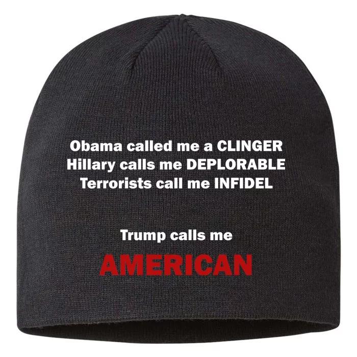 Trump Calls Me American 8 1/2in Sustainable Knit Beanie