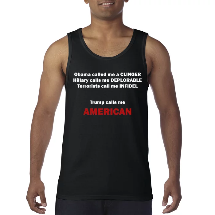 Trump Calls Me American Tank Top