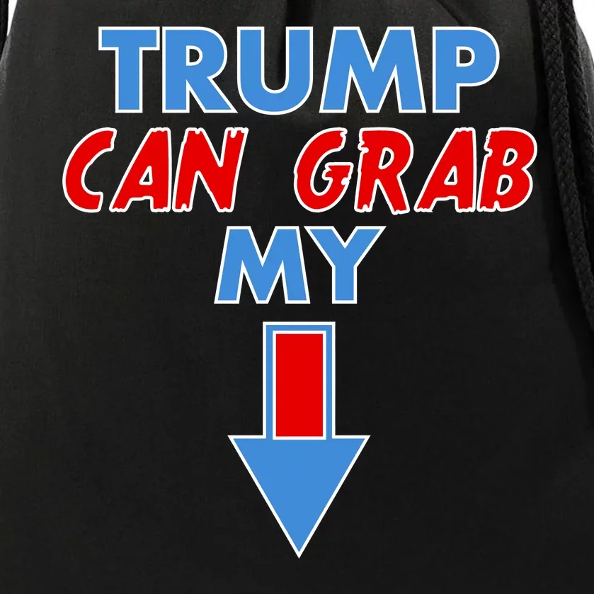 Trump Can Grab My Pussy Arrow 2020 Election Drawstring Bag