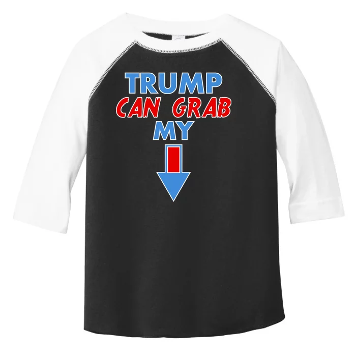 Trump Can Grab My Pussy Arrow 2020 Election Toddler Fine Jersey T-Shirt