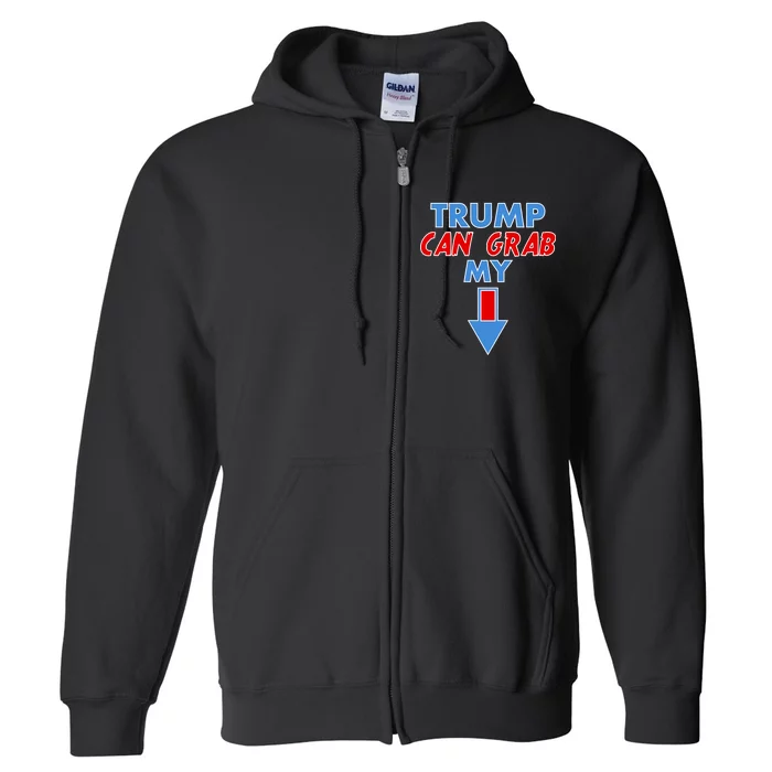 Trump Can Grab My Pussy Arrow 2020 Election Full Zip Hoodie