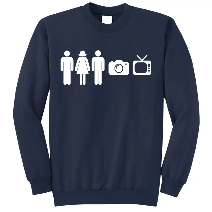 Trump Cognitive Test Person Woman Man Camera TV Funny Sweatshirt