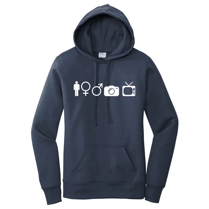 Trump Cognitive Test Symbols Women's Pullover Hoodie