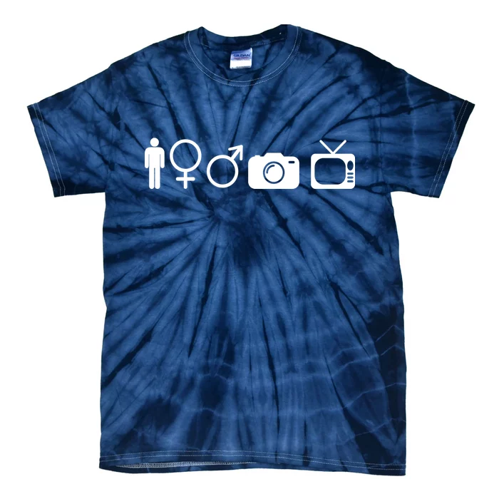 Trump Cognitive Test Symbols Tie-Dye T-Shirt