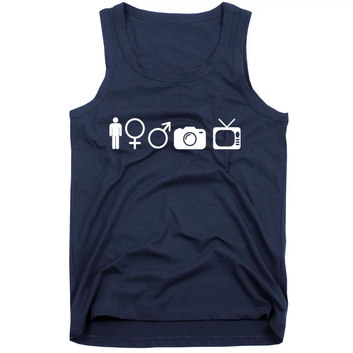 Trump Cognitive Test Symbols Tank Top