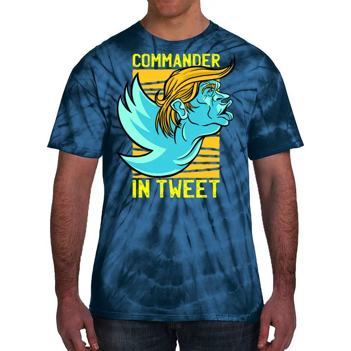 Trump Commander In Tweet Tie-Dye T-Shirt