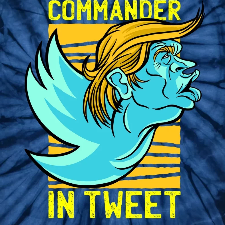 Trump Commander In Tweet Tie-Dye T-Shirt