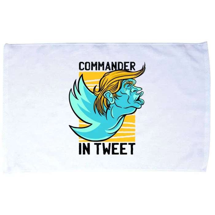 Trump Commander In Tweet Microfiber Hand Towel