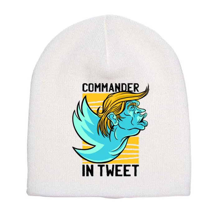 Trump Commander In Tweet Short Acrylic Beanie