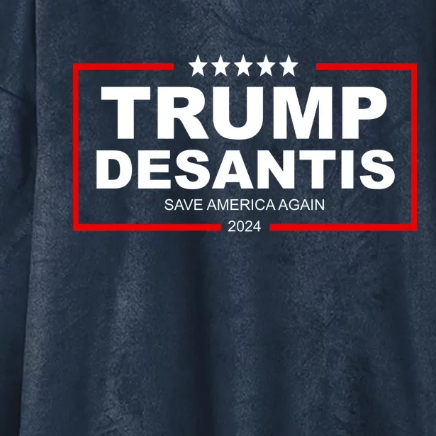 Trump Desaints 2024 Election Save America Hooded Wearable Blanket