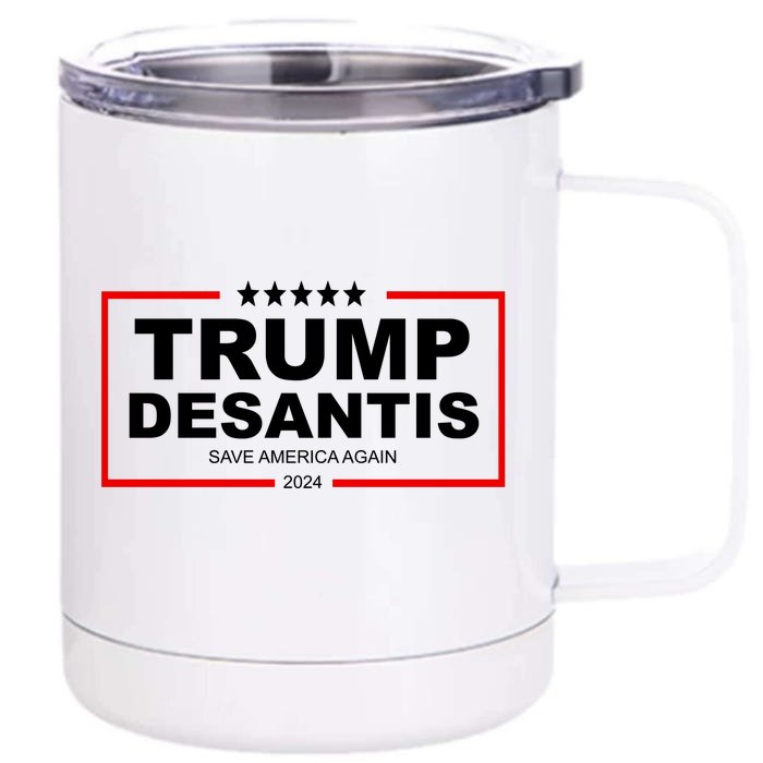 Trump Desaints 2024 Election Save America Front & Back 12oz Stainless Steel Tumbler Cup