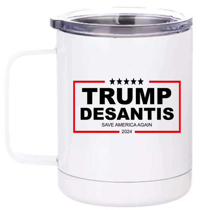 Trump Desaints 2024 Election Save America Front & Back 12oz Stainless Steel Tumbler Cup