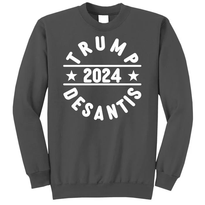 Trump Desantis 2024 Election Logo Tall Sweatshirt