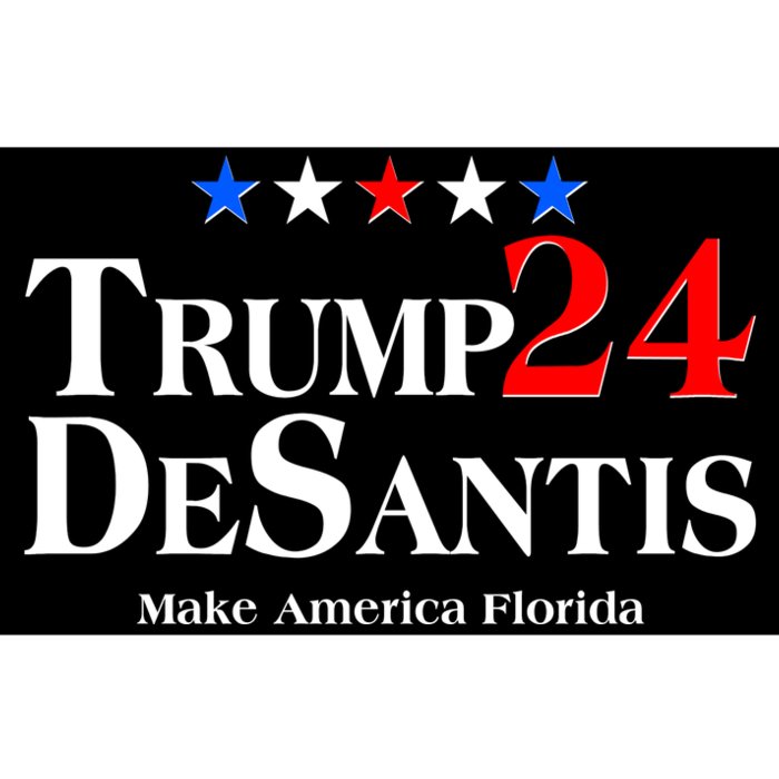 Trump DeSantis 2024 Make America Florida Election Logo Bumper Sticker