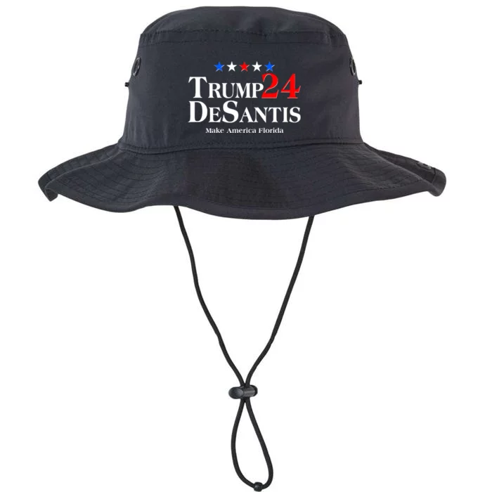 Trump DeSantis 2024 Make America Florida Election Logo Legacy Cool Fit Booney Bucket Hat