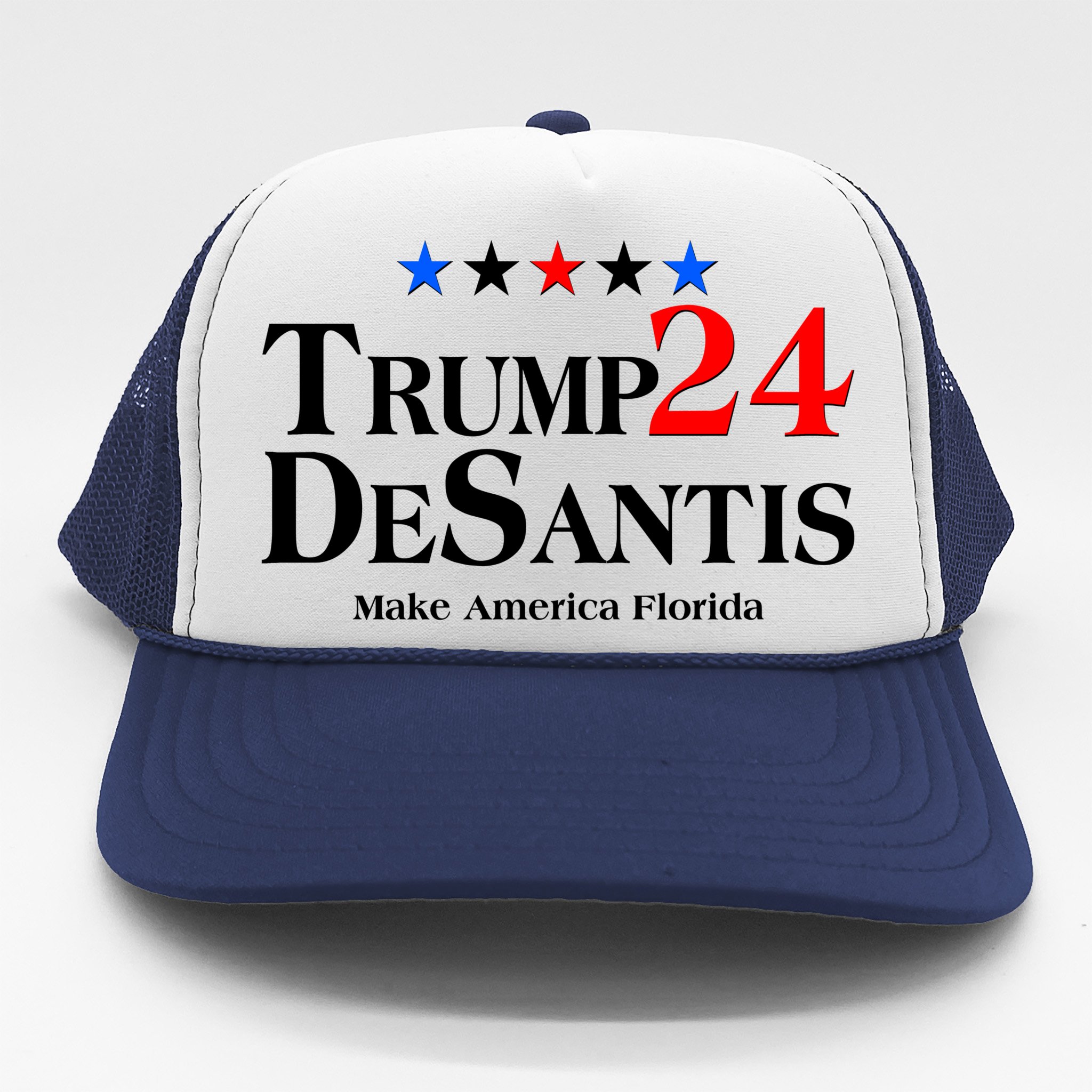 Desantis 2024 Make America Florida Trump 2024 trucker snapback hat, Trump Keep America Great