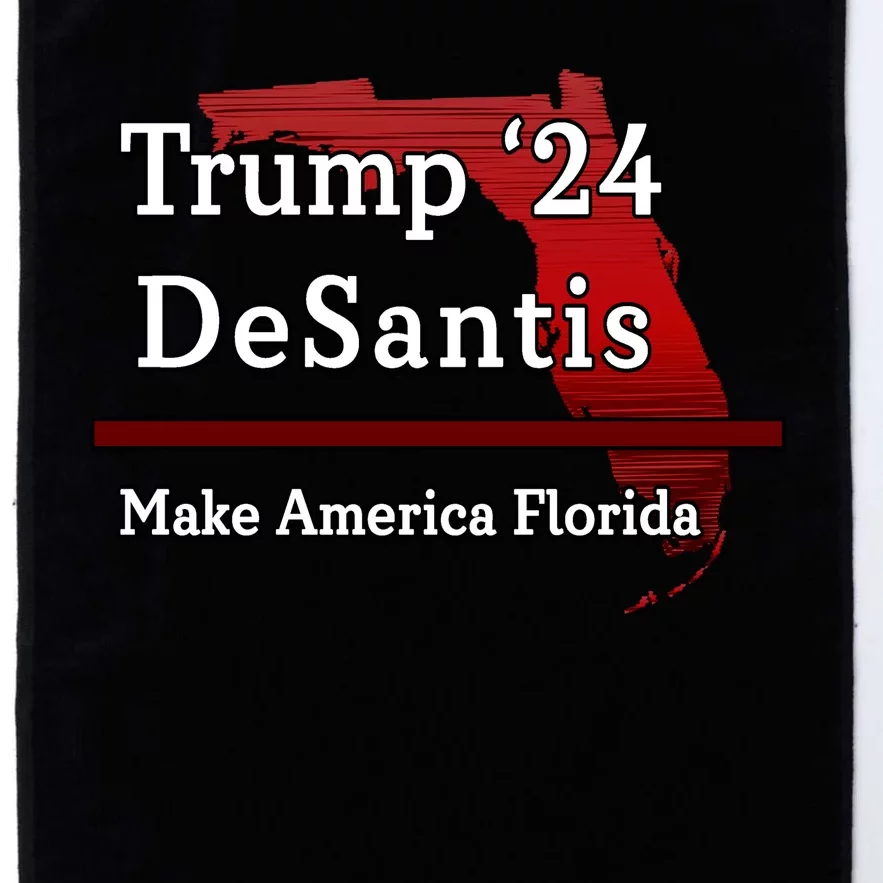 Trump DeSantis 2024 Make America Florida State Platinum Collection Golf Towel