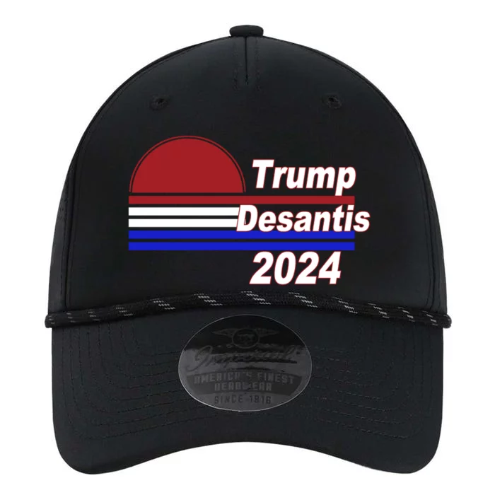 Trump Desantis 2024 Red White And Blue Simple Performance The Dyno Cap