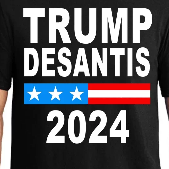 Trump Desantis 2024 US Flag Pajama Set