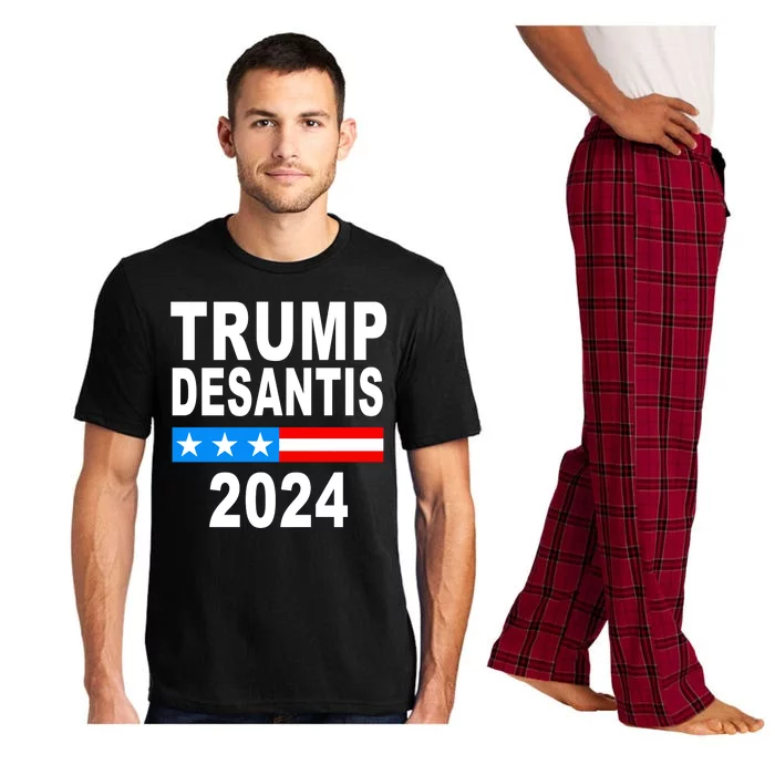 Trump Desantis 2024 US Flag Pajama Set