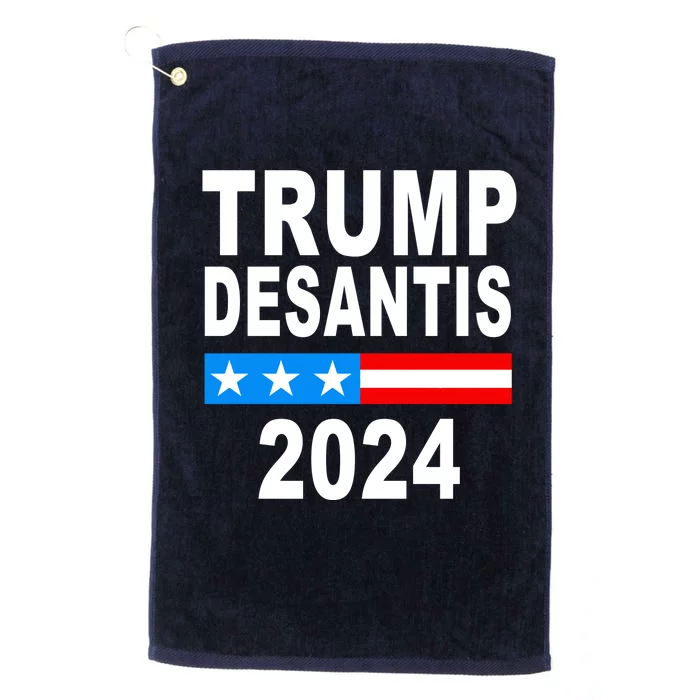 Trump Desantis 2024 US Flag Platinum Collection Golf Towel