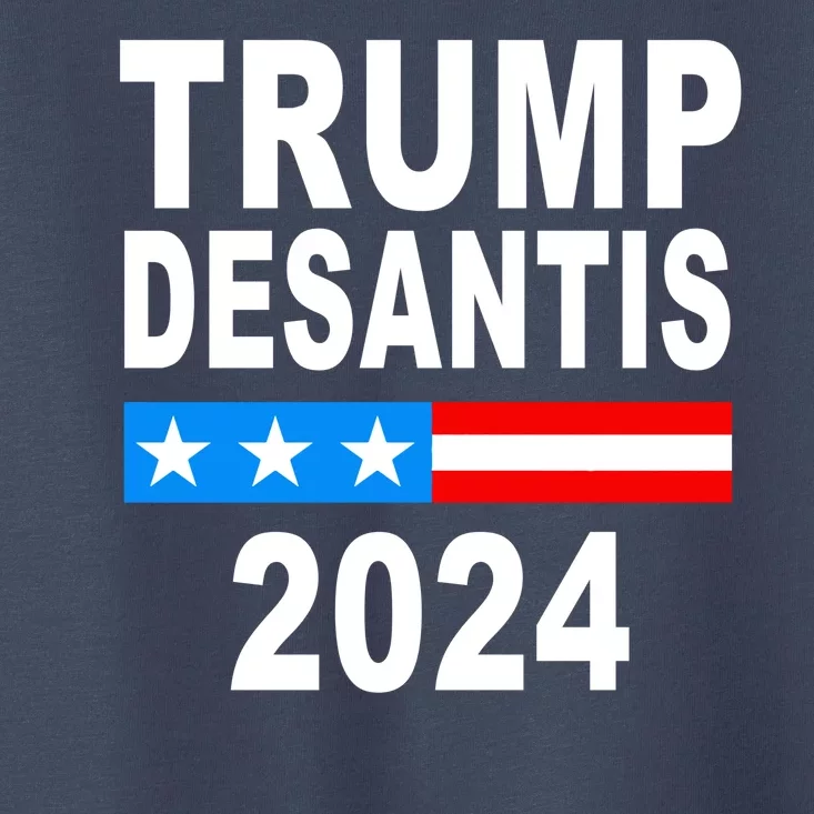 Trump Desantis 2024 US Flag Toddler T-Shirt