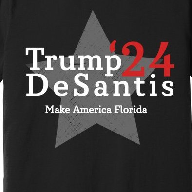 Trump DeSantis 24 Make America Florida Premium T-Shirt